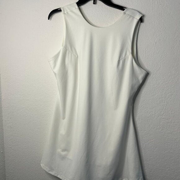 Ivory Backless Tank Dress/Skort - Picture 2 of 6